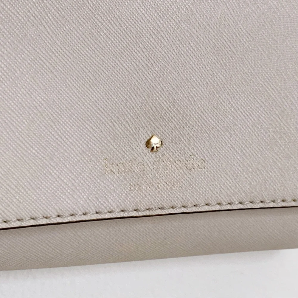 Kate Spade Cedar Street Cami Crossbody bag everyday small crisp linen neutral